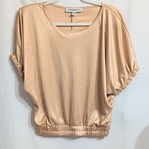 Tempted Hearts Elegant Gold Blouse